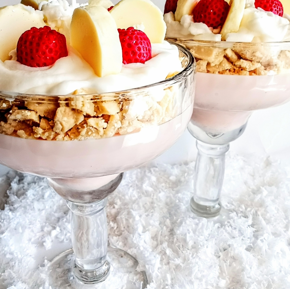 Strawberry Banana Sundae Candles 13 oz Set of 2